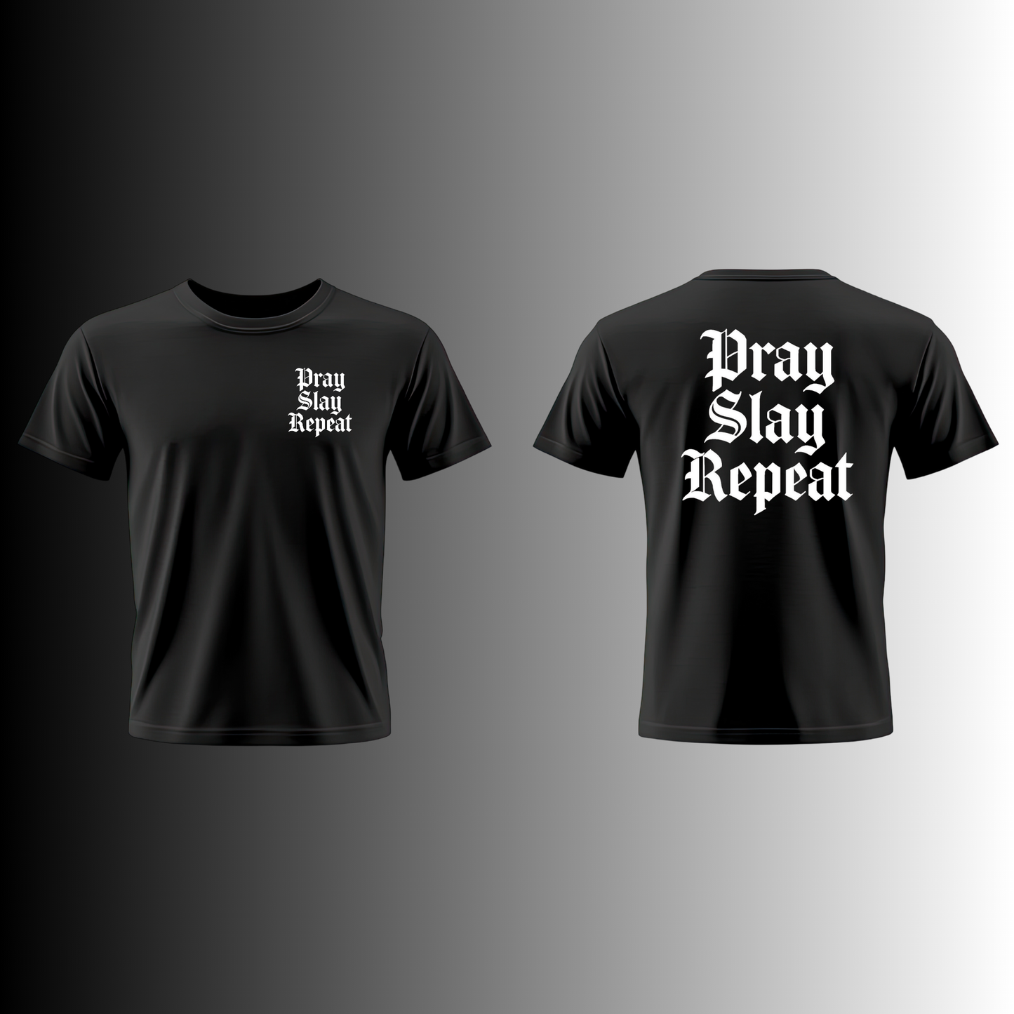 Pray Slay Repeat – Bold Faith Tee