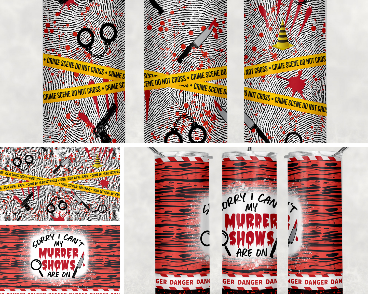 True Crime Tumblers 20oz.