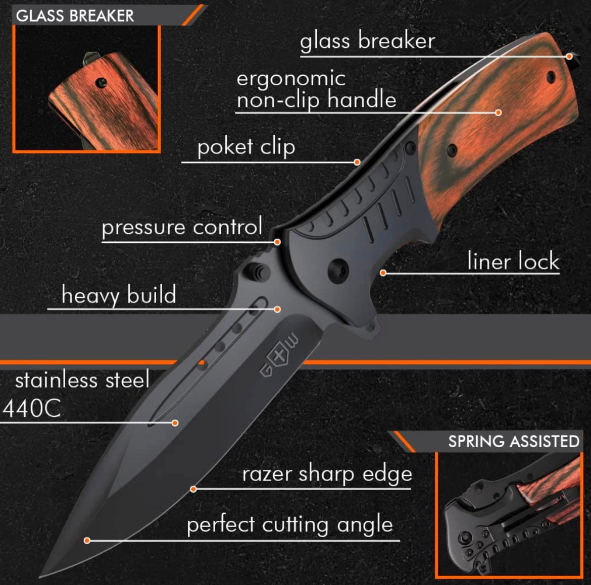 Custom Engraved Pocket Knife