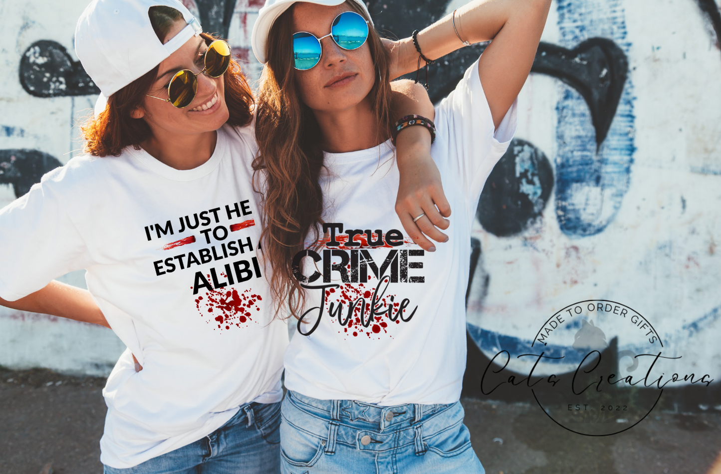 True Crime Junkie * Alibi T-Shirt